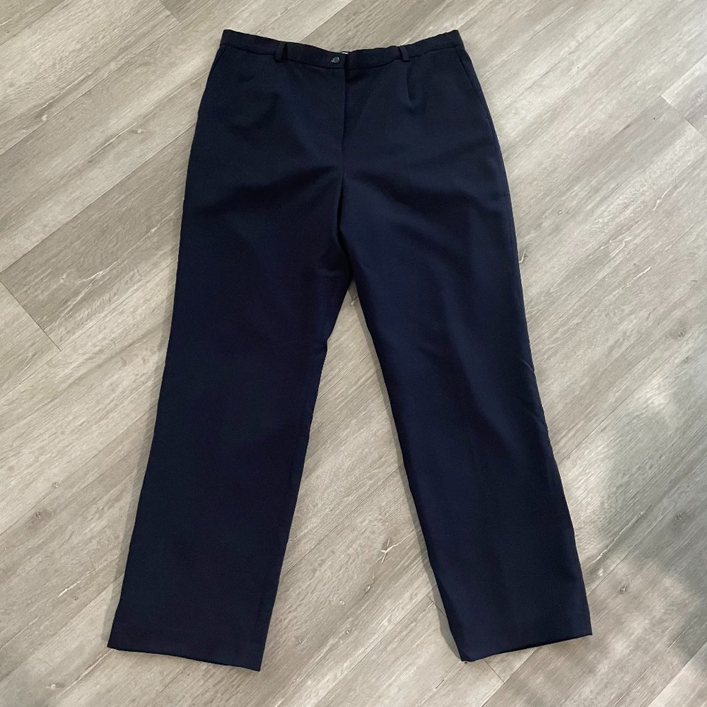 Pendleton Navy Straight Leg Pants Slacks Size 18